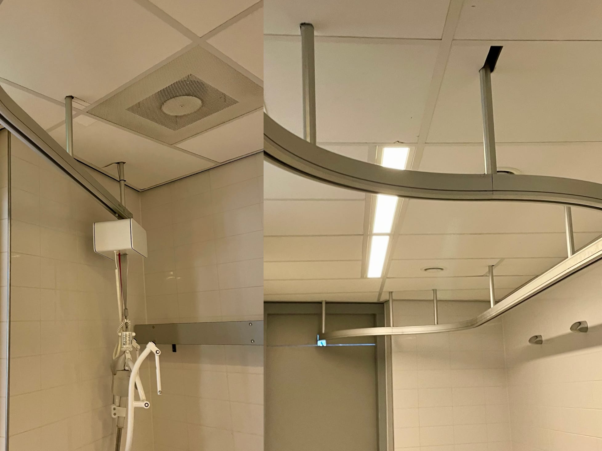 Integrated swimming pool hoist