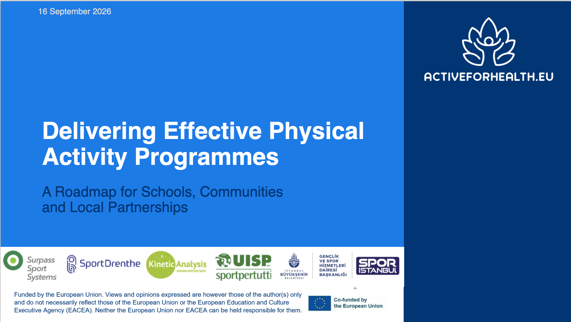 Delivering Effective Physical Activity Programmes