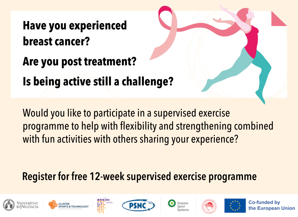 Unique exercise and support opportunity for breast cancer survivors.